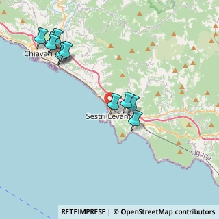 Mappa Viale Giuseppe Mazzini, 16039 Sestri Levante GE, Italia (4.44909)