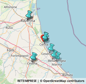 Mappa Via Ravenna, 48015 Cervia RA, Italia (12.46909)