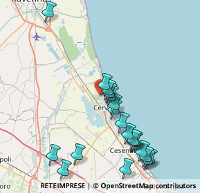 Mappa Via Ravenna, 48015 Cervia RA, Italia (8.9645)