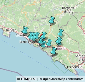 Mappa Località Morasca, 16030 Castiglione Chiavarese GE, Italia (9.8185)
