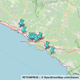 Mappa 16030 Casarza Ligure GE, Italia (5.61091)