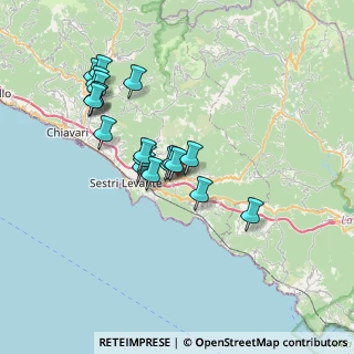 Mappa 16030 Casarza Ligure GE, Italia (6.63474)