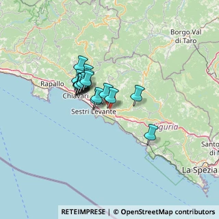 Mappa 16030 Casarza Ligure GE, Italia (9.69118)