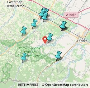 Mappa 48025 Riolo Terme RA, Italia (7.64375)