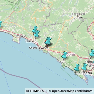 Mappa SP 523, 16030 Casarza Ligure GE, Italia (21.0375)