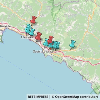 Mappa Via alla Fattoria Pallavicini, 16039 Sestri Levante GE, Italia (5.2775)