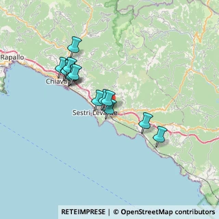 Mappa Via alla Fattoria Pallavicini, 16039 Sestri Levante GE, Italia (6.42071)