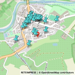 Mappa Via 2 Agosto, 40021 Borgo Tossignano BO, Italia (0.22692)