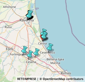 Mappa Viale A. Gramsci, 48015 Cervia RA, Italia (14.697)