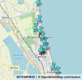 Mappa Viale A. Gramsci, 48015 Cervia RA, Italia (1.59923)