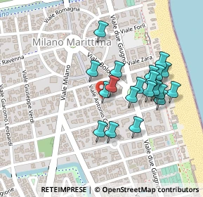 Mappa Viale A. Gramsci, 48015 Cervia RA, Italia (0.2085)