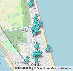 Mappa Viale A. Gramsci, 48015 Cervia RA, Italia (0.89875)