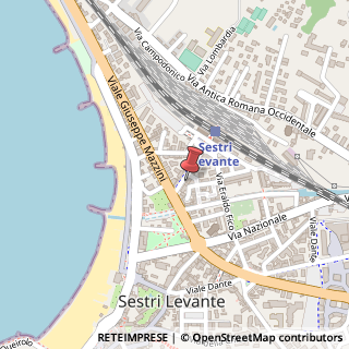 Mappa Viale Roma, 32, 16039 Sestri Levante, Genova (Liguria)