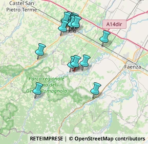 Mappa Via Don Giovanni Minzoni, 48025 Riolo Terme RA, Italia (7.2475)