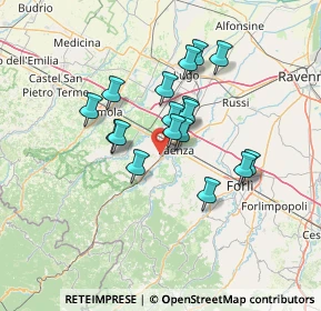 Mappa Via Castel Raniero, 48018 Faenza RA, Italia (10.96529)