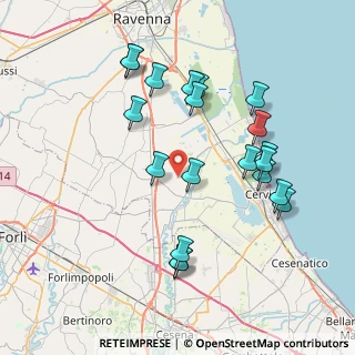 Mappa Via Bevanella, 48125 Ravenna RA, Italia (8.0075)