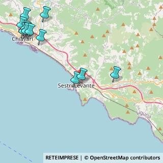 Mappa Via Abruzzi, 16039 Sestri Levante GE, Italia (6.2125)
