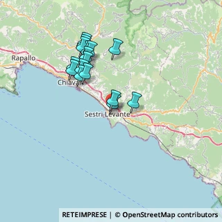 Mappa Via Abruzzi, 16039 Sestri Levante GE, Italia (6.88188)
