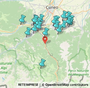 Mappa Via Cavour, 12019 Vernante CN, Italia (7.6585)