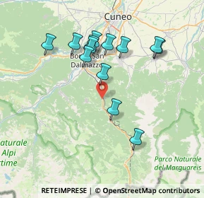 Mappa Via Cavour, 12019 Vernante CN, Italia (7.23692)