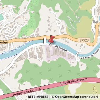 Mappa Via Tangoni, 28/A, 16030 Casarza Ligure, Genova (Liguria)