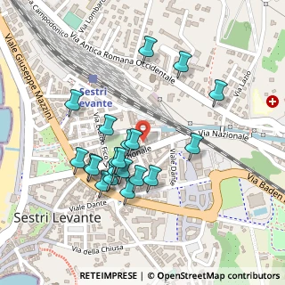 Mappa Via Traversaro, 16039 Sestri Levante GE, Italia (0.2195)