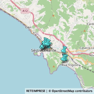 Mappa Via Traversaro, 16039 Sestri Levante GE, Italia (0.85091)