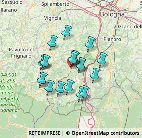 Mappa Via della Repubblica, 40038 Vergato BO, Italia (10.7205)