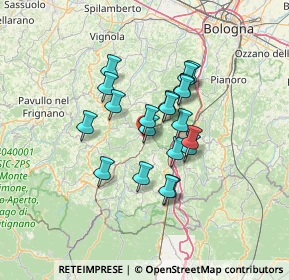 Mappa Via della Repubblica, 40038 Vergato BO, Italia (10.0995)
