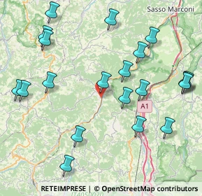 Mappa Via della Repubblica, 40038 Vergato BO, Italia (9.8445)