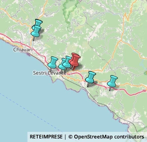 Mappa Via Tangoni, 16030 Casarza Ligure GE, Italia (5.68636)