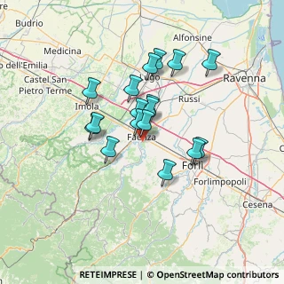 Mappa Via San Martino, 48018 Benedetta RA, Italia (11.2)
