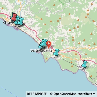 Mappa Via Terzi Arnaldo, 16039 Sestri Levante GE, Italia (5.9555)