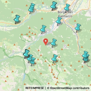 Mappa Borgo Tetto Quattin, 12010 Roaschia CN, Italia (5.7615)