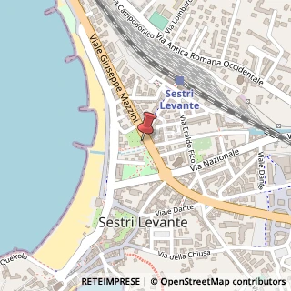 Mappa Viale Mazzini, 33, 16039 Sestri Levante, Genova (Liguria)