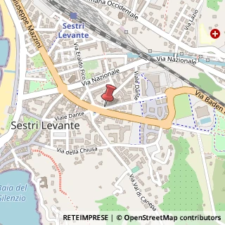 Mappa Viale dante 57, 16039 Sestri Levante, Genova (Liguria)