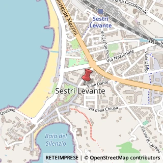 Mappa Viale Dante Alighieri, 11, 16039 Sestri Levante, Genova (Liguria)