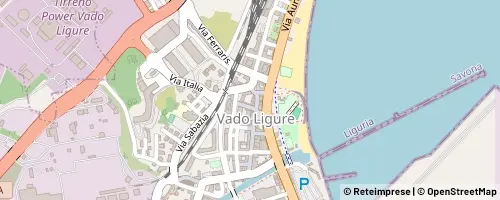 Mappa Vado Ligure