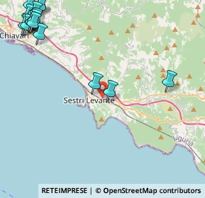 Mappa 16039 Sestri Levante GE, Italia (6.72688)