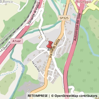 Mappa Via Cattani, 13, 40036 Rioveggio BO, Italia, 40036 Monzuno, Bologna (Emilia Romagna)