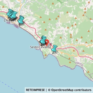 Mappa 16039 Sestri Levante GE, Italia (6.07333)