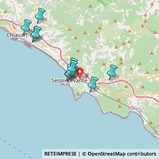 Mappa 16039 Sestri Levante GE, Italia (3.61818)