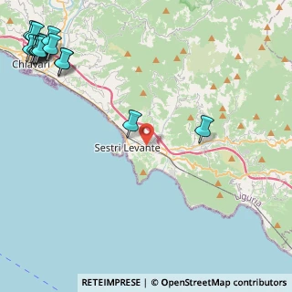 Mappa 16039 Sestri Levante GE, Italia (7.33867)