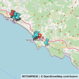 Mappa 16039 Sestri Levante GE, Italia (5.24667)