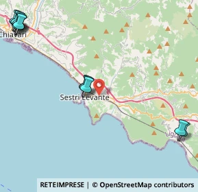 Mappa 16039 Sestri Levante GE, Italia (6.41833)