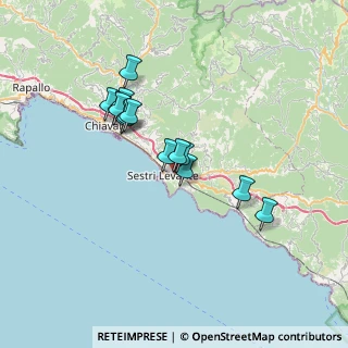 Mappa 16039 Sestri Levante GE, Italia (5.87214)