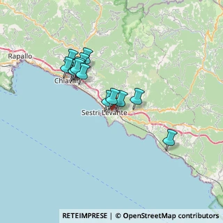 Mappa 16039 Sestri Levante GE, Italia (6.29286)