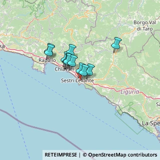 Mappa 16039 Sestri Levante GE, Italia (8.88417)