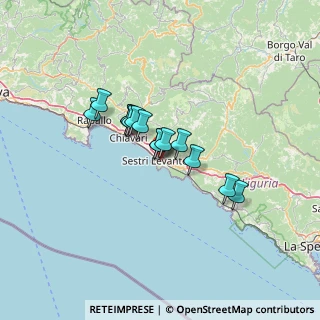 Mappa 16039 Sestri Levante GE, Italia (8.94143)