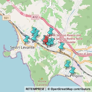 Mappa 16039 Sestri Levante GE, Italia (0.67833)